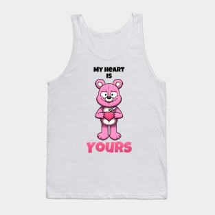 My Heart Is Yours Teddy Bear Tank Top